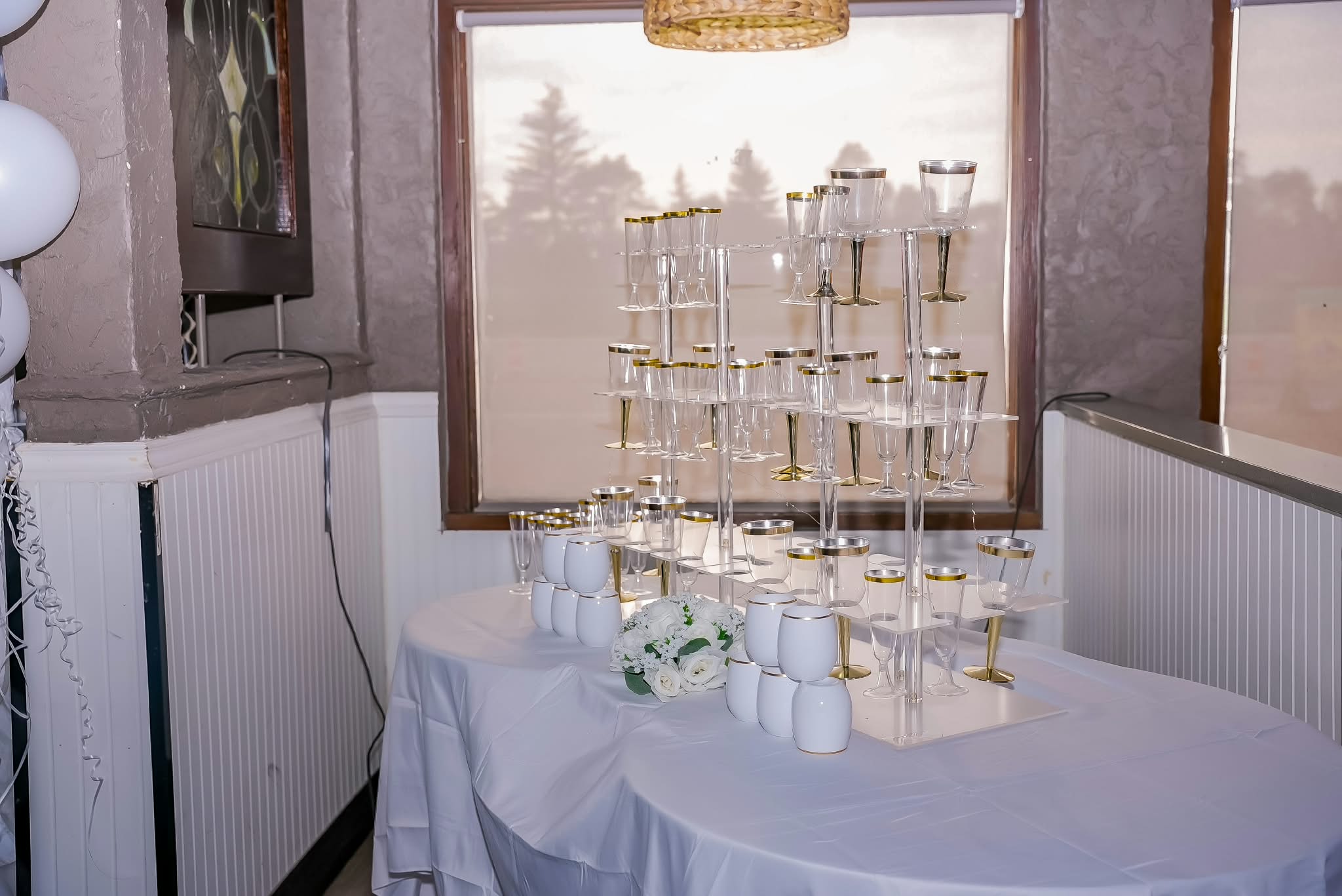 Guests gathered around a table at Kilimanjaro VIP